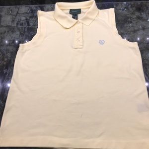 Lauren Ralph Lauren sleeveless polo shirt Med